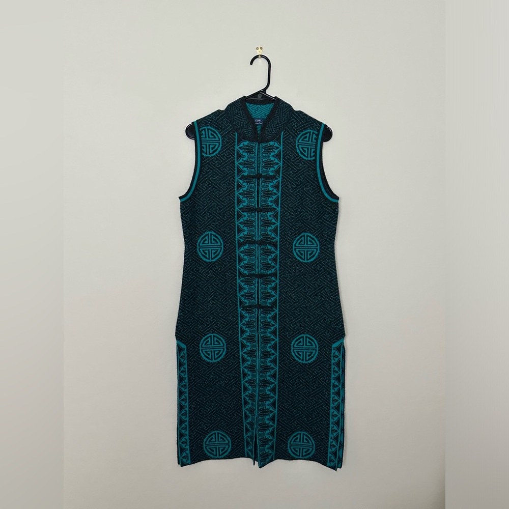 Gobi Cashmere Luxury Traditional Vest Dress S